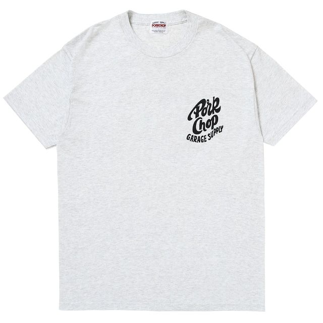 PORKY TEE / ASH / プリント ティーシャツ