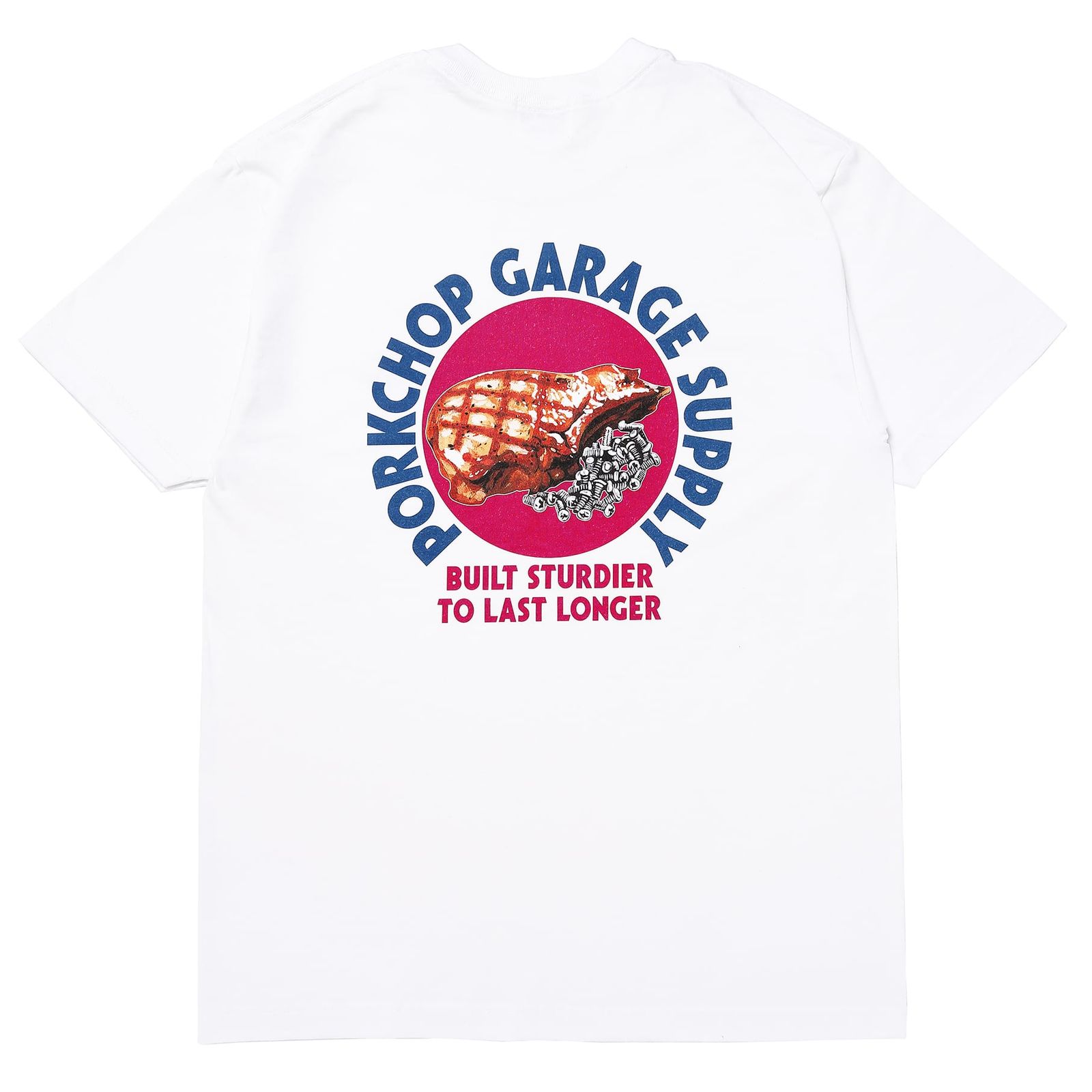 PC & SCREW TEE / WHITE / プリントティー