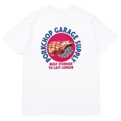 PC & SCREW TEE / WHITE / プリントティー