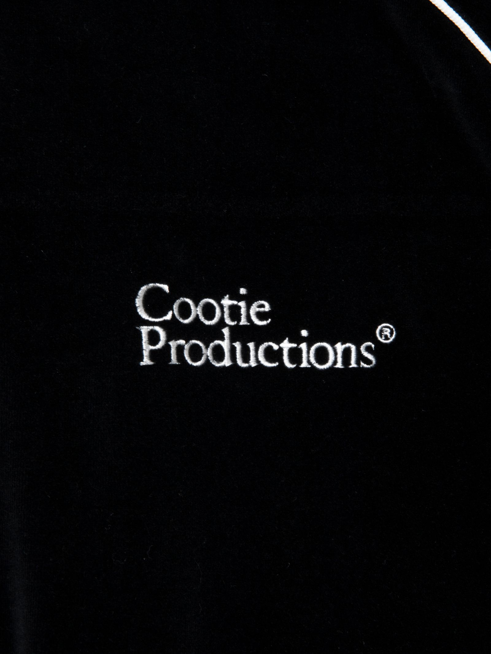COOTIE PRODUCTIONS - Velour Training Top/ BLACK / ベロア COOTIE PRODUCTIONS - Velour Training Top/ BLACK / ベロア