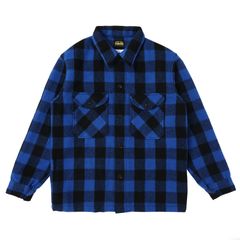 WOOL JACKET P / BLUE / マシスコラボウールジャケット