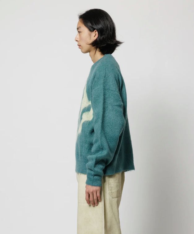 SMILE MOHAIR SWEATER / LIGHT BLUE / モヘアセーター / FS1904