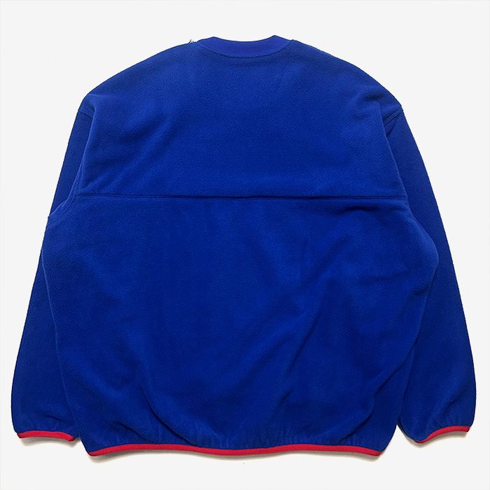 MICRO FLEECE CREW NECK PULLOVER / BLUE