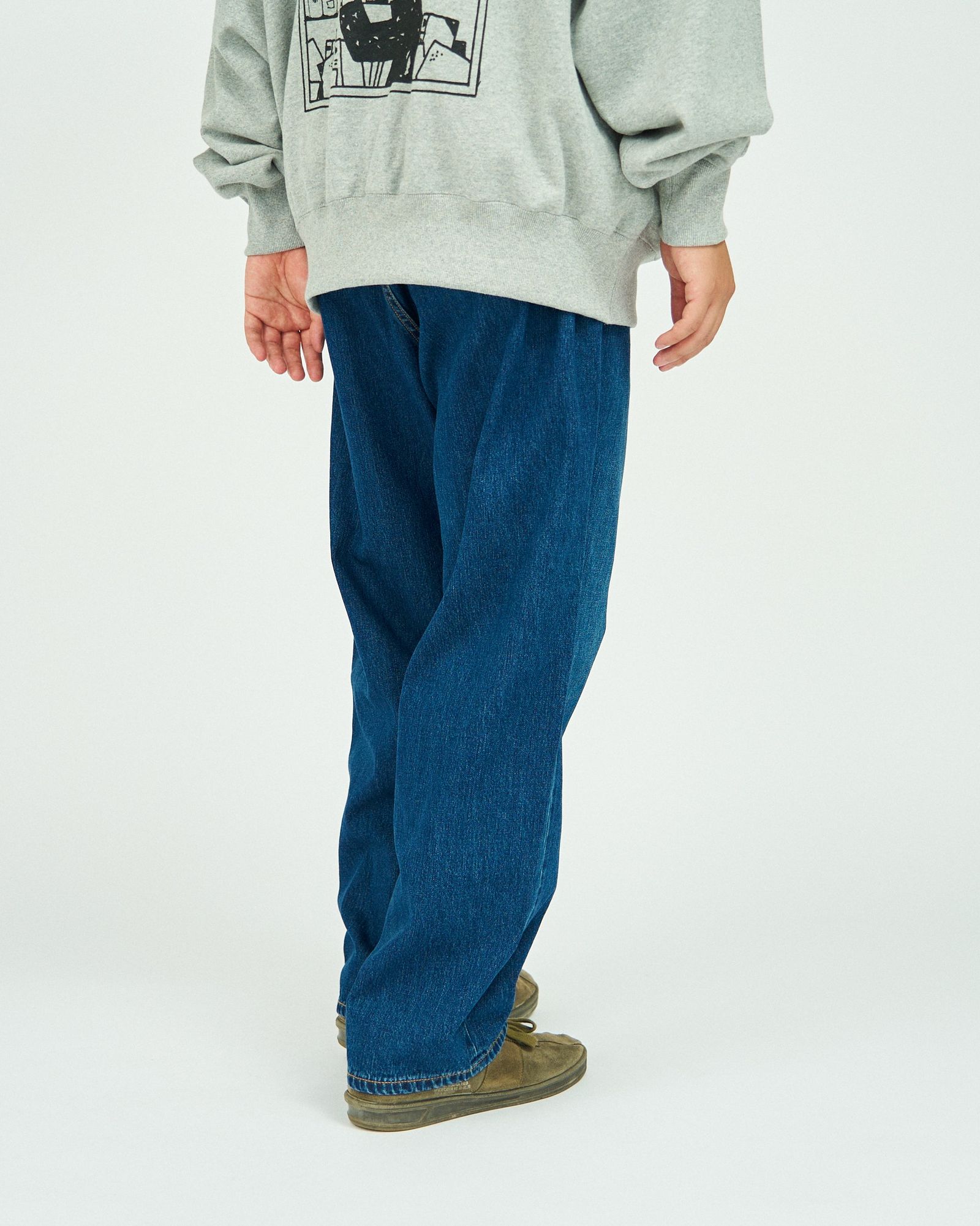 CORPORATE DENIM FIVE POCKET PANTS (FADE INDIGO) / FADE INDIGO