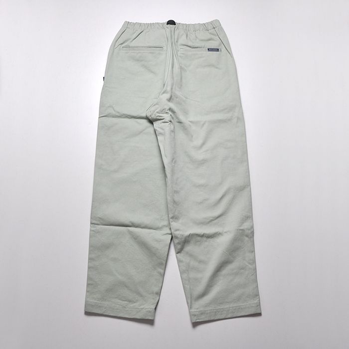 CLASP TWILL TROUSERS / GREEN - 2