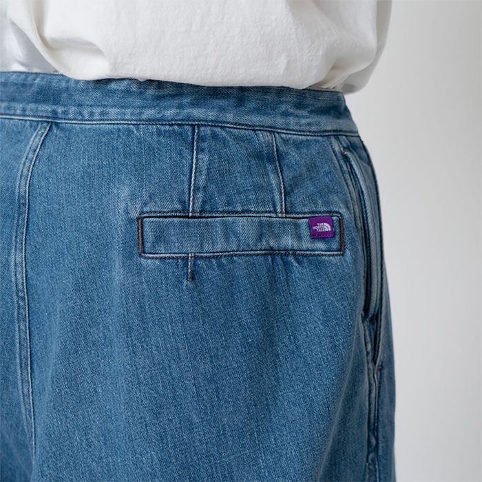 Denim Wide Tapered Field Pants / IB(Indigo Bleach)