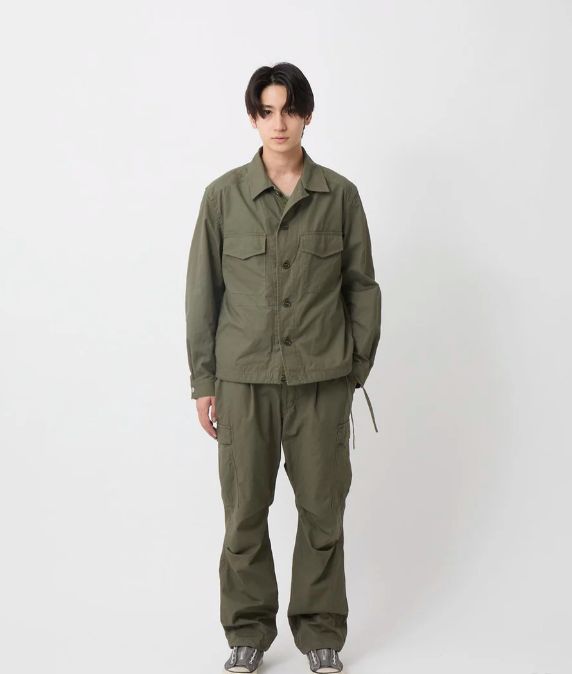 TROOPER 6P TROUSERS COTTON RIPSTOP / OLIVE / カーゴパンツ