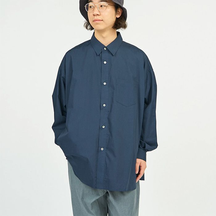 CORPORATE UNIFORM L/S SHIRT / NAVY