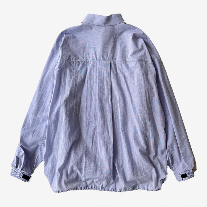 Seersucker Pullover Shirt / Blue