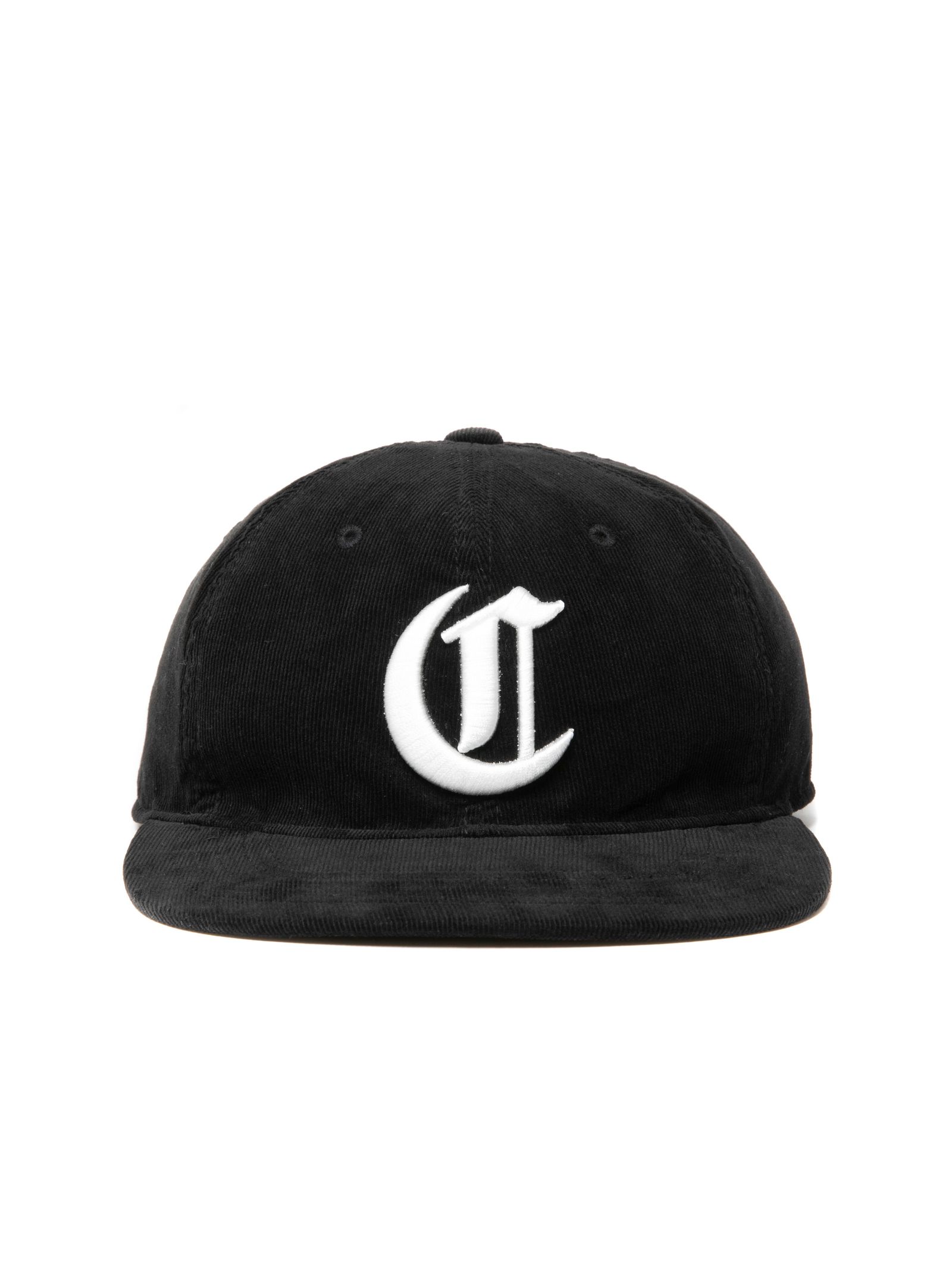 Corduroy 6 Panel Cap / Black×White / コーデュロイキャップ