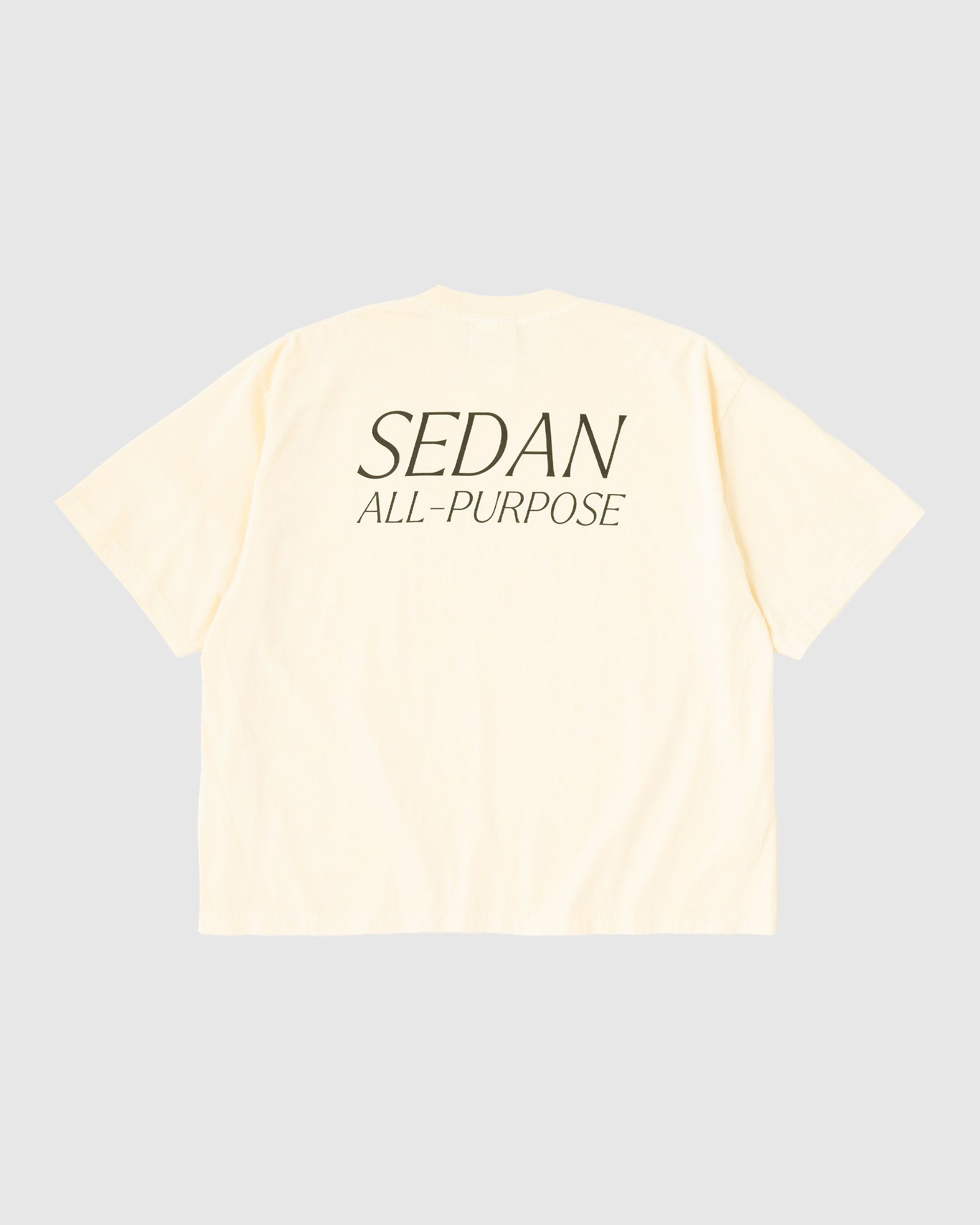 GARMENT DYED S/S TEE / Ecru