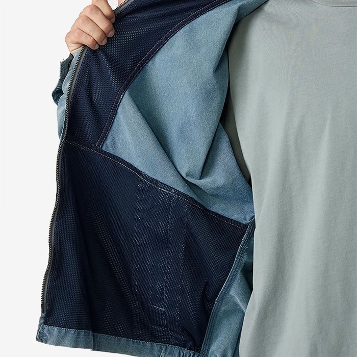 Cotton Nylon Weather Field Jacket / IB(Indigo Bleach)