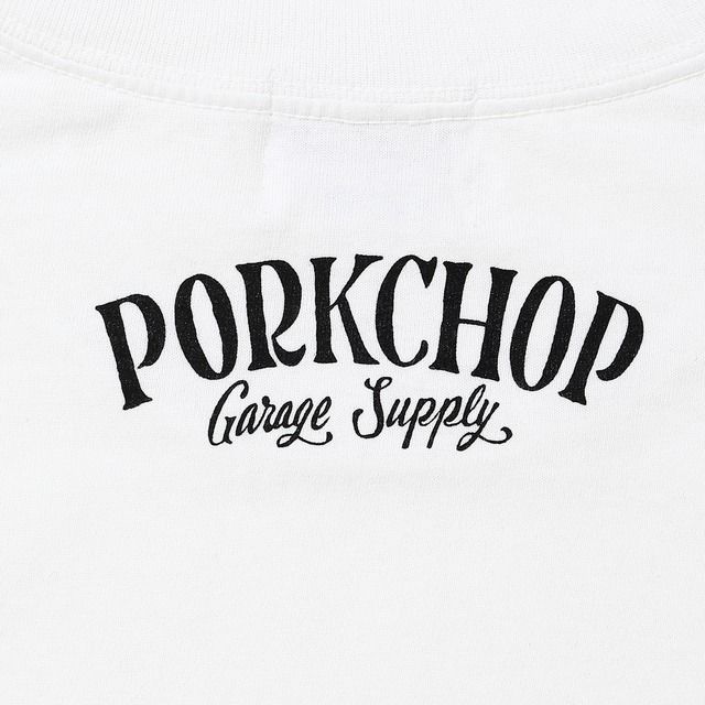 PORK STORE TEE / WHITE / プリント ティーシャツ