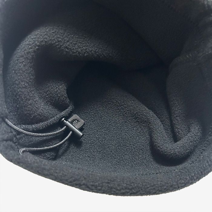 MICRO FLEECE ADJUSTABLE PANTS / BLACK