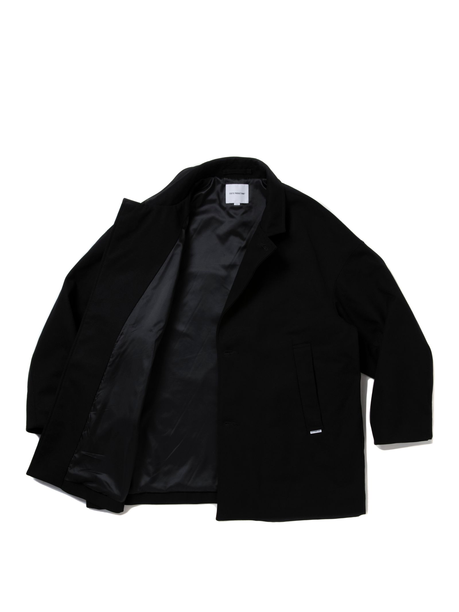Cotton Canvas Padded Short Coat / BLACK / キャンバスコート / CTE-25A214