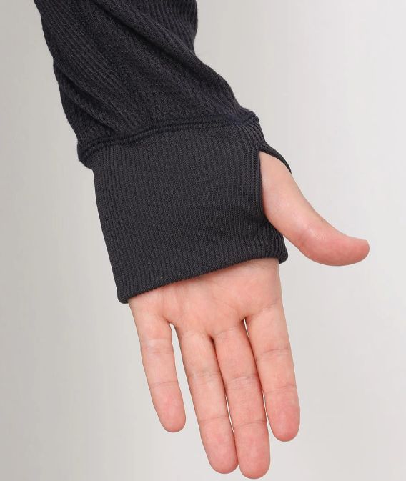 DWELLER L/S HENRY NECK TEE POLARTEC® THERMAL PRO® / NAVY