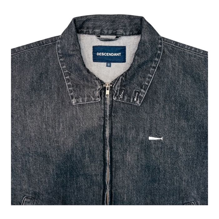 TEE DENIM JACKET / BLACK