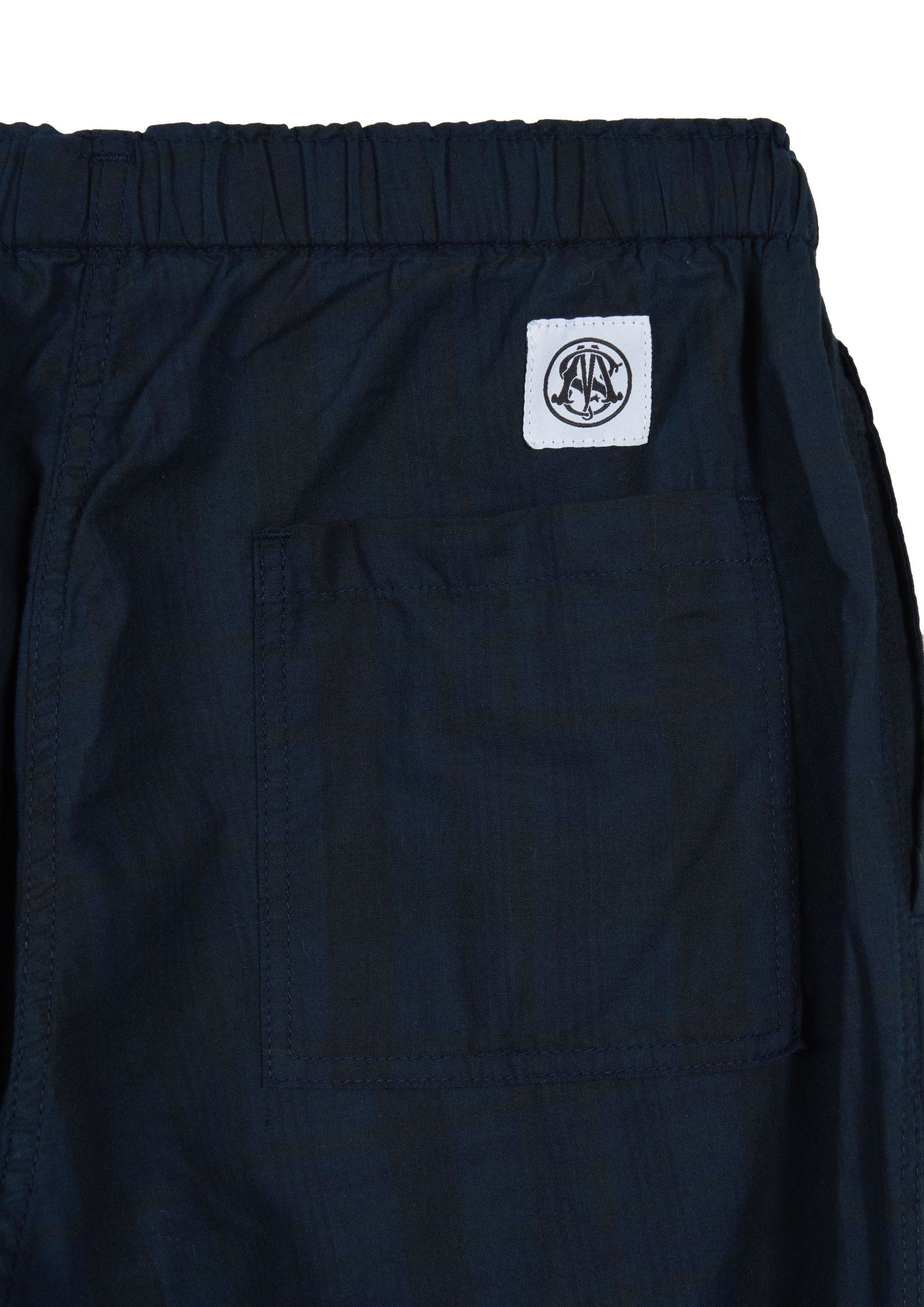 MADRAS DYED PANTS / NAVY / チェックパンツ