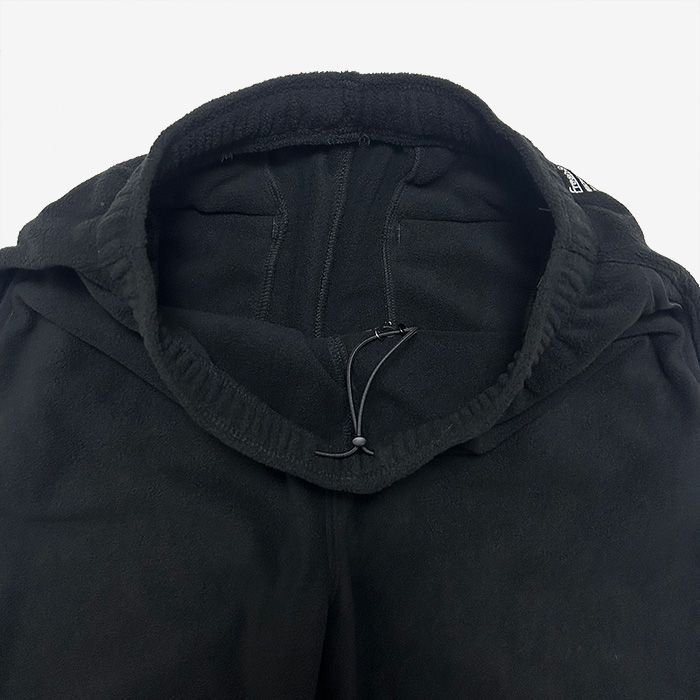 MICRO FLEECE ADJUSTABLE PANTS / BLACK