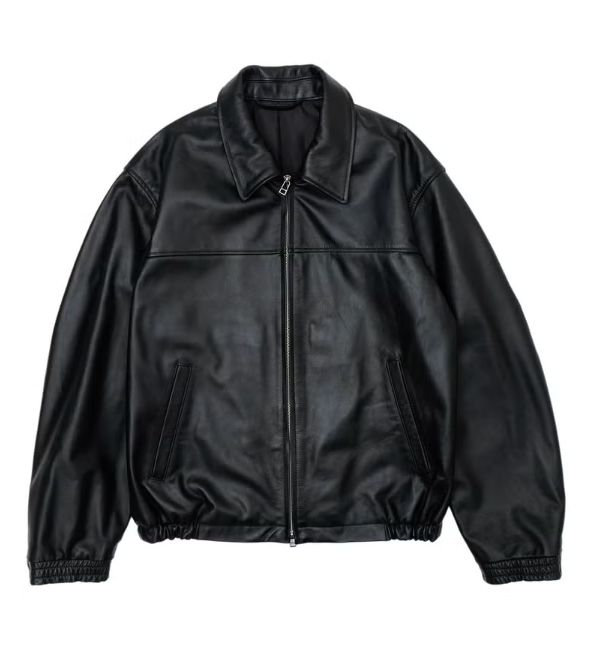 LEATHER JACKET / BLACK