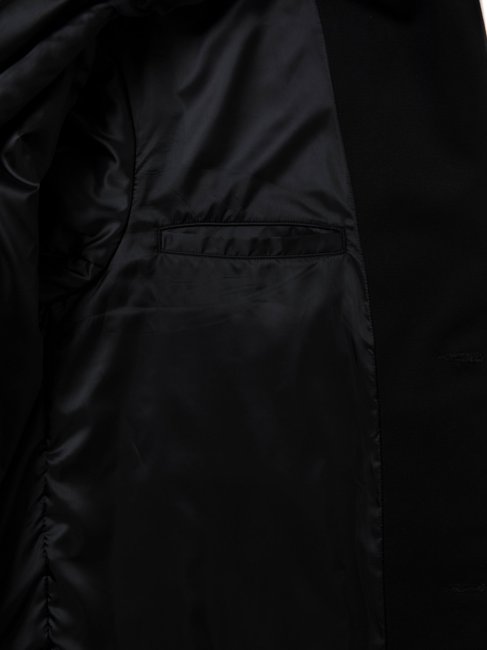 Cotton Canvas Padded Short Coat / BLACK / キャンバスコート / CTE-25A214