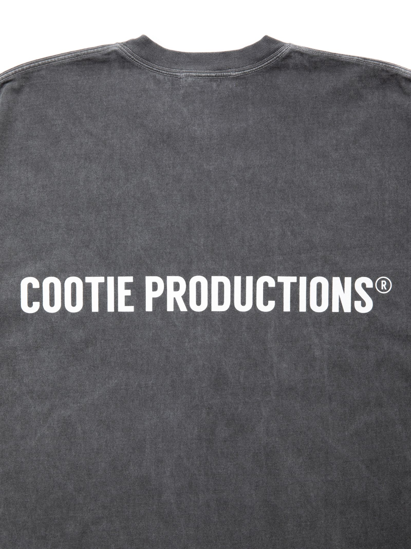 COOTIE PRODUCTIONS - Pigment Dyed L/S Tee / Black