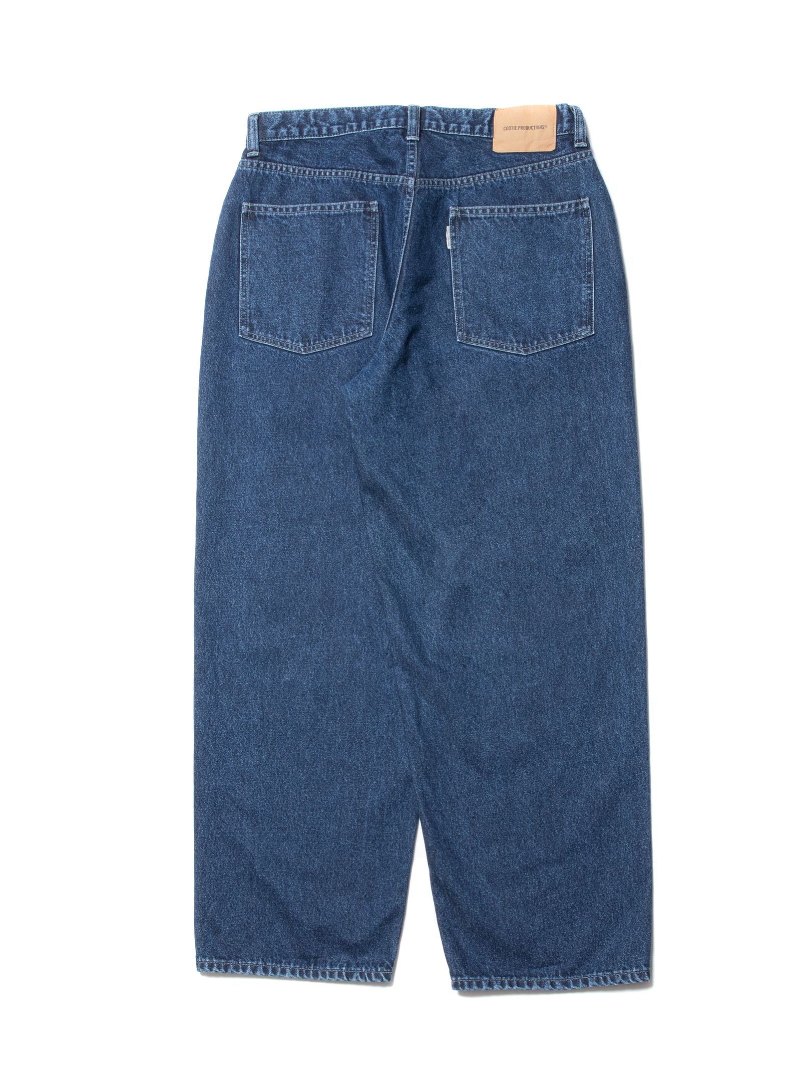 5 Pocket Baggy Denim Pants / Indigo Fade - S