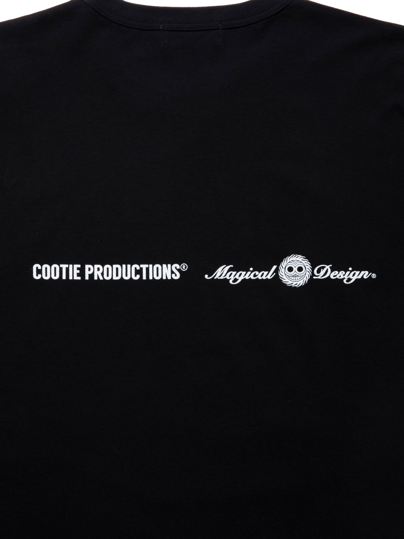 Print L/S Tee (Magical Design®) / BLACK /  コラボレーションL/Sティーシャツ