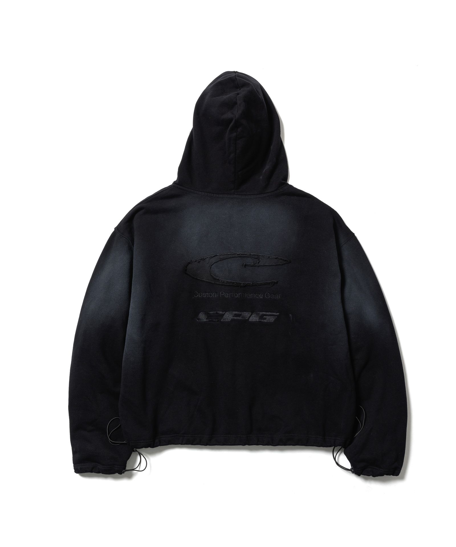 CPG LOGO FADE ZIP HOODIE / BLACK / フェードジップパーカー / FS1883