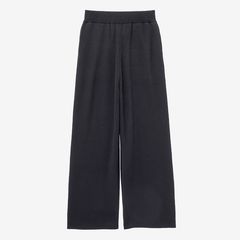 Women / Mercerized Fine Wool Pants / Black