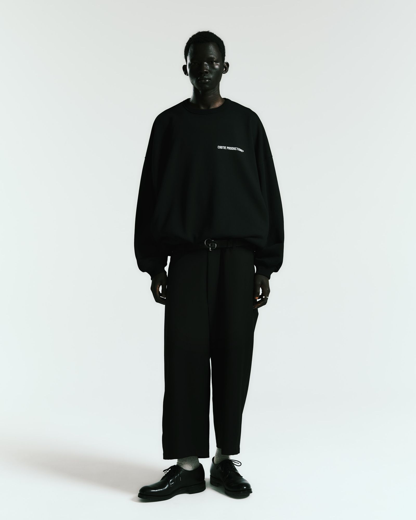 Dry Tech Oversized Sweat Crew / BLACK /  ドライテックスウェット