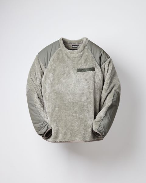 WILD THINGS / SHAGGY FLEECE PULLOVER / Sage Green