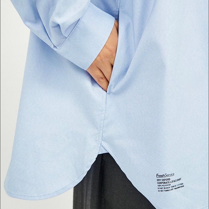 DRY OXFORD CORPORATE L/S B.D SHIRT / BLUE