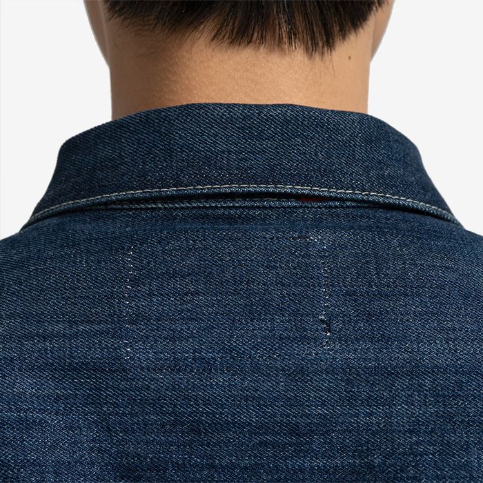 Selvage Denim Jacket -DARK FADE- / INDIGO DARK FADE