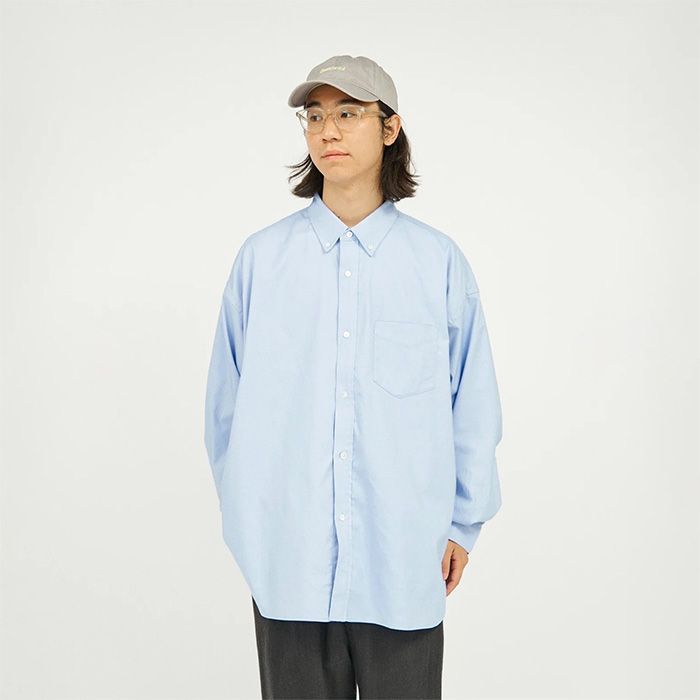 DRY OXFORD CORPORATE L/S B.D SHIRT / BLUE