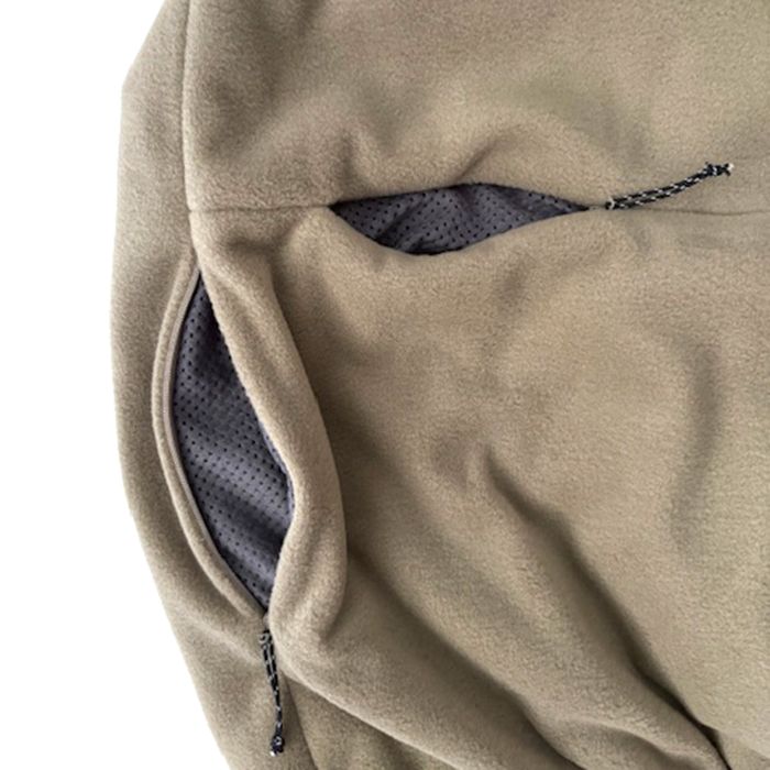 Reversible P/O Vest / Steel/Beige