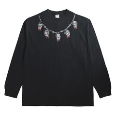 KALI MA L/S T SHIRT / BLACK / プリントシャツ