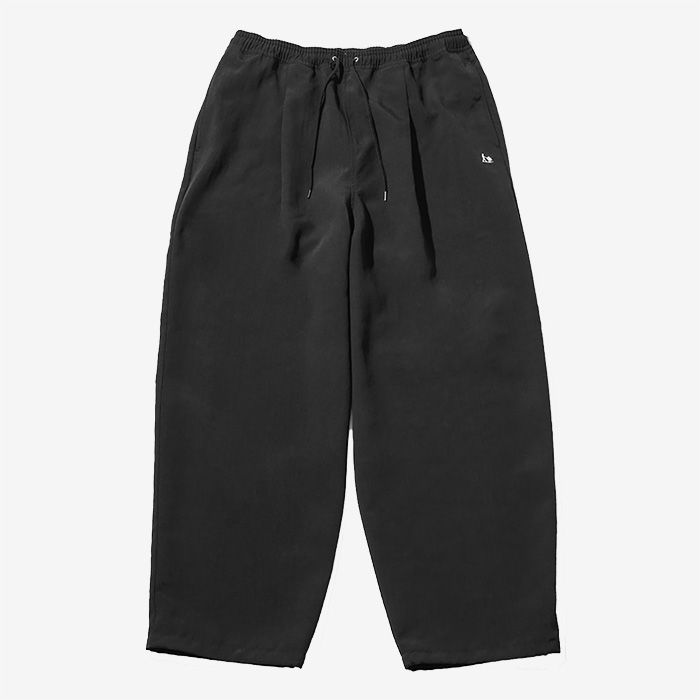 DRY WASHER POPLIN EASY PANTS / BLACK