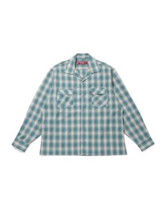 Ombre Check L/S Shirt(26aw) / Green / オンブレ チェック シャツ