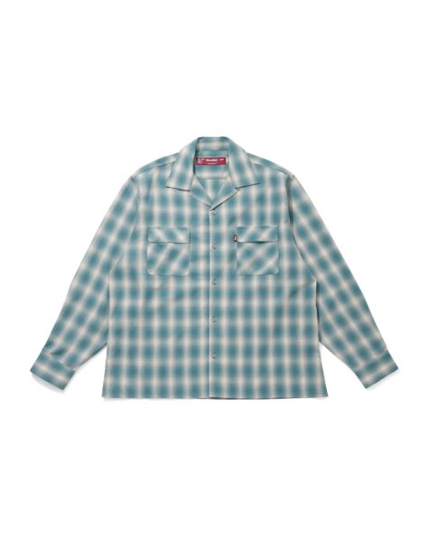 Ombre Check L/S Shirt(26aw) / Green / オンブレ チェック シャツ