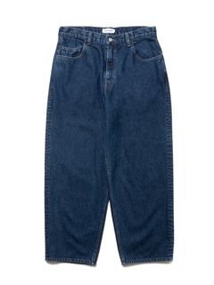 5 Pocket Denim Baggy Pants / Indigo Fade / バギーパンツ