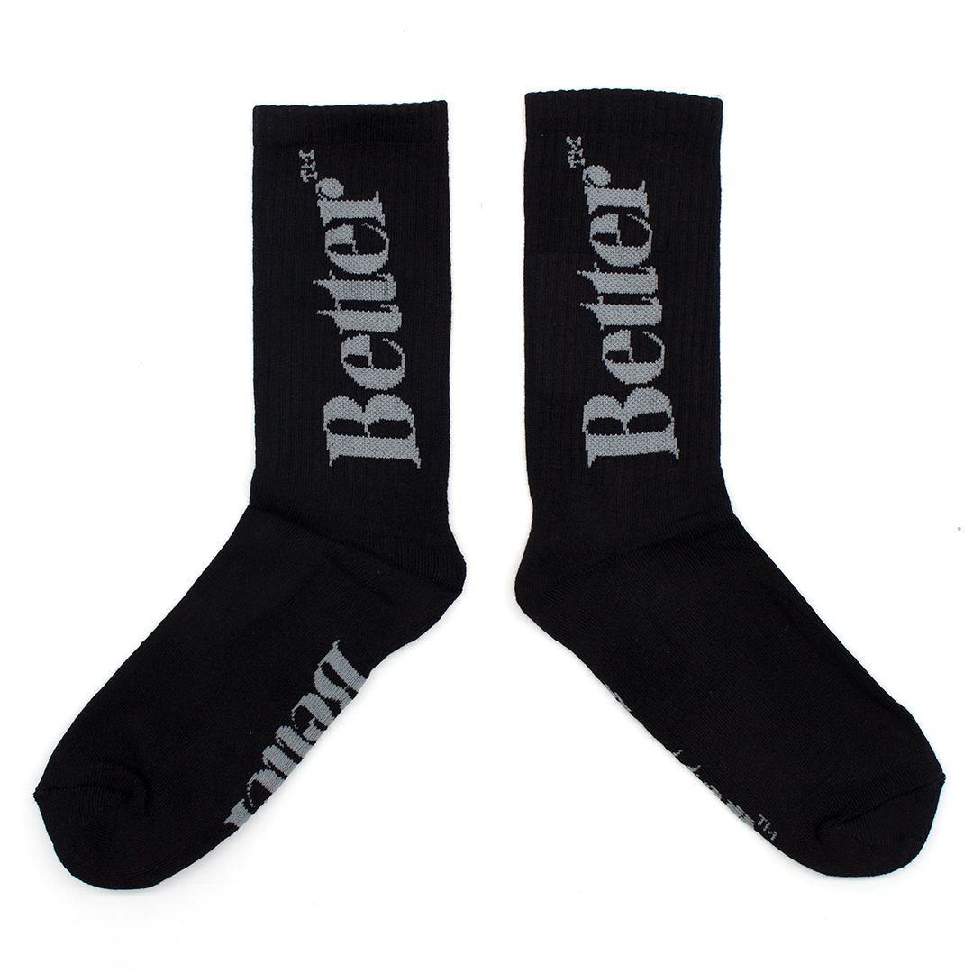Better™ Gift Shop - 'Standard Logo' Sock / Black / ソックス
