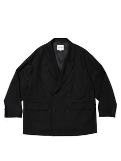 T/W Twill Double Breasted Jacket / BLACK / ダブルジャケット / CTE-26S203