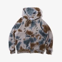 Dyed Full Zip Hooded Sweatshirt (Dark Camo) / Light Camo /  ジップパーカー
