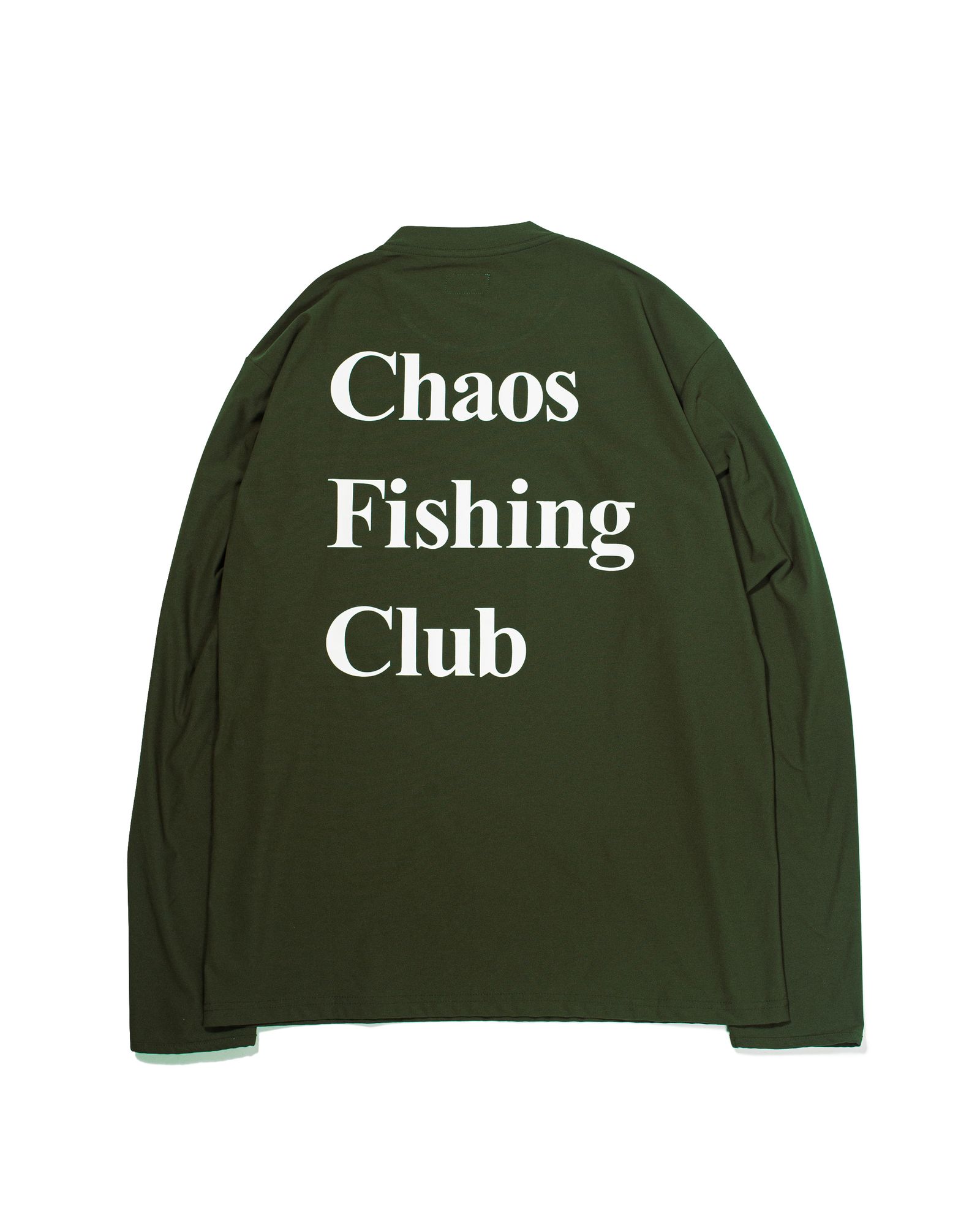 Chaos Fishing Club - LOGO DRY L/S / WHITE | Stripe Online Store