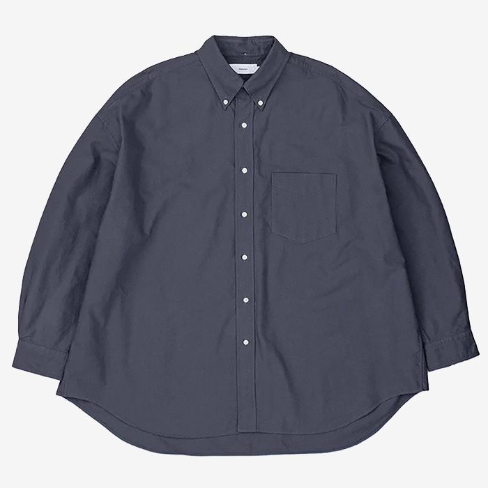 Oxford L/S Oversized B.D Shirt / Gray
