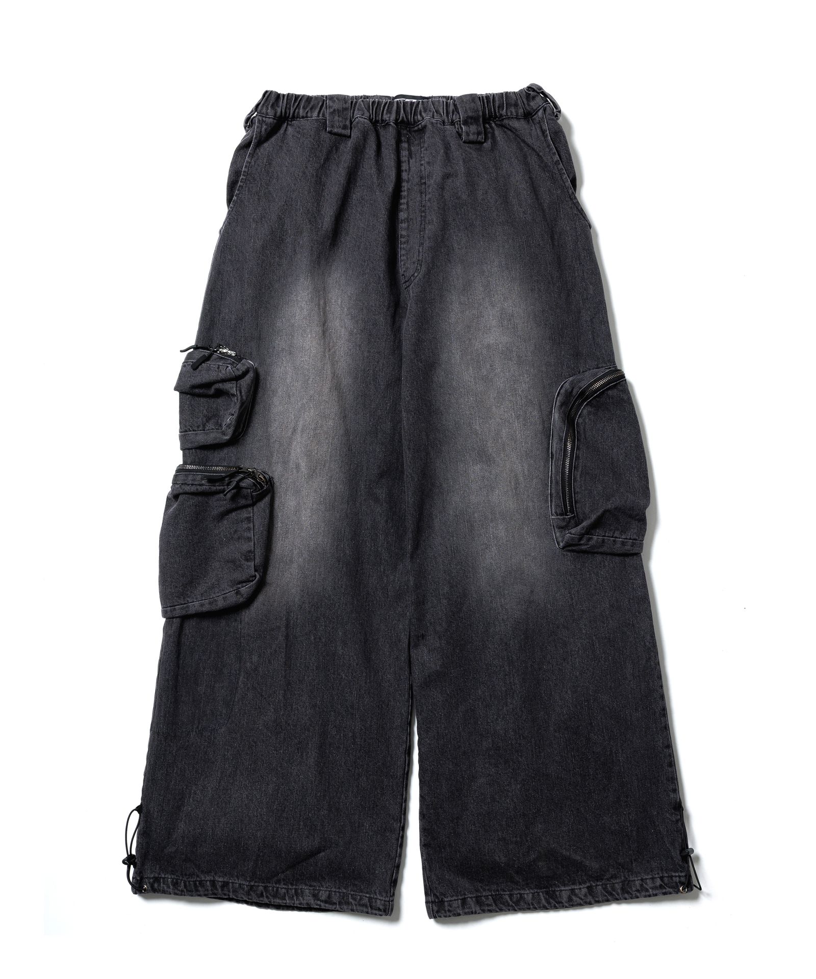 CPG MULTI POCKET DENIM PANTS / BLACK / FS2069