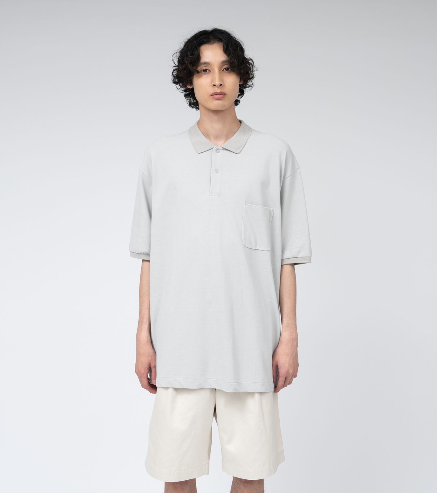 S/S Polo Shirt / LB(Light Beige)