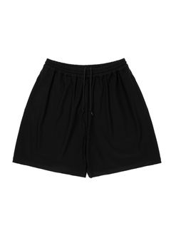 MADRAS DYED SHORTS / BLACK / チェックショーツ