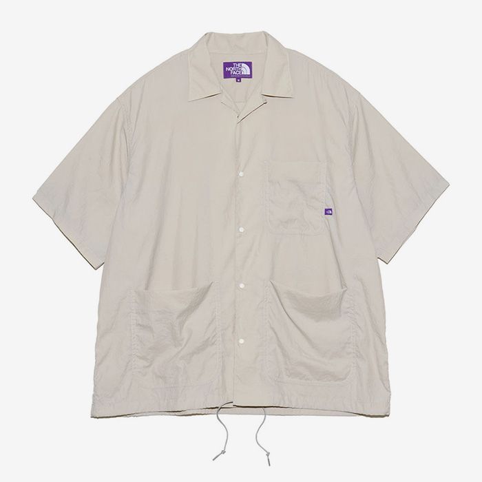 Nylon Taffeta Field S/S Shirt / LH(Light Gray)